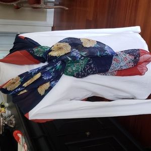 Vintage patch work scarf